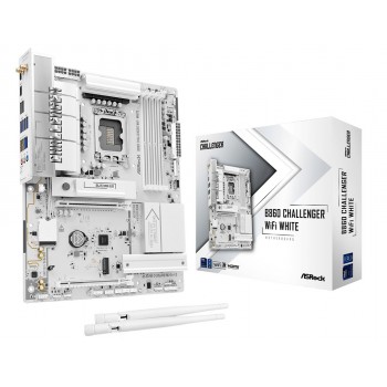 Asrock B860 Challenger WiFi White Intel B860 LGA 1851 (Socket V1) ATX