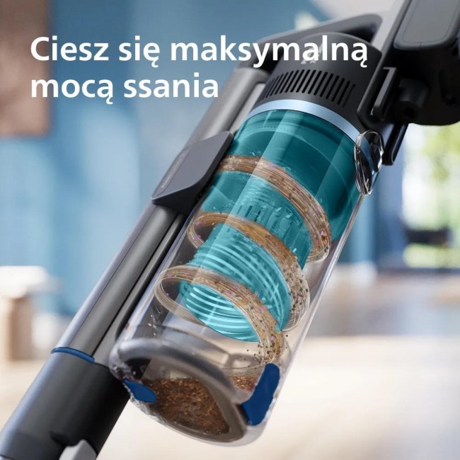 Philips XC8155/01 stick vacuum/electric broom 2-in-1 stick vacuum Battery Dry&wet Bagless 0.6 L Blue Philips XC8155/01 stick vacuum/electric broom 2-in-1 stick vacuum Battery Dry&wet Bagless 0.6 L Blue