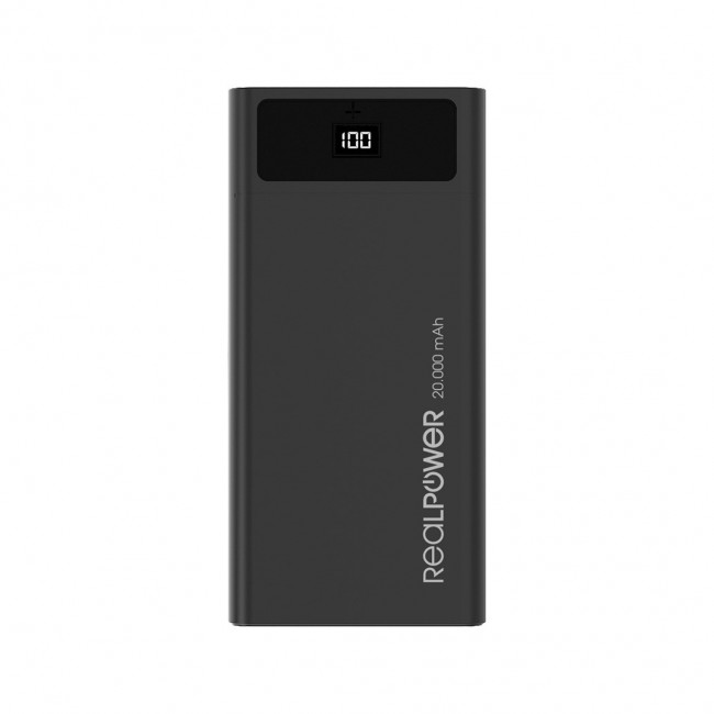 RealPower PB-20k PD 20000 mAh Black