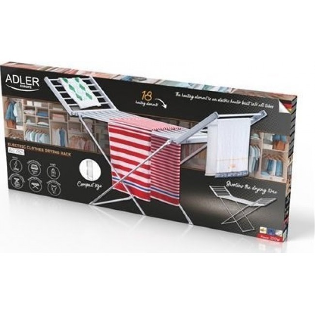 Adler AD 7821 Foldable electric clothes dryer