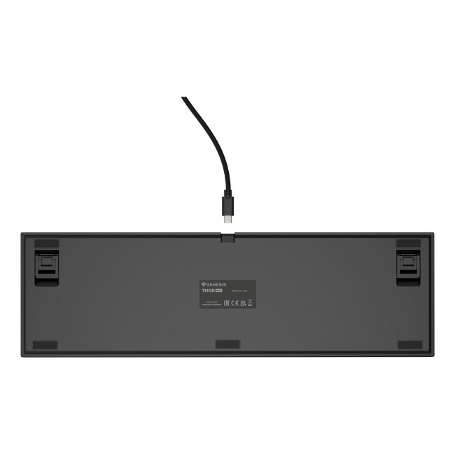 Keyboard GENESIS THOR 404 USB QWERTY Black