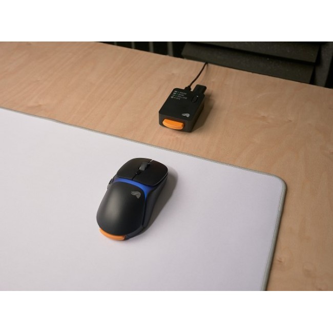 Glorious Gaming Model O3 Wireless Gaming Mouse - InfinitePlay Swappable Battery System, 8k Polling, 130M Click Optical Switches, Ultralight 66g, 30K DPI Optical Sensor, RGB - Black