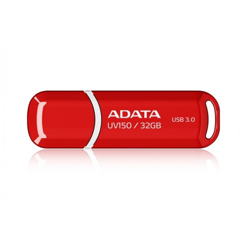 ADATA 32GB DashDrive UV150 USB flash drive USB Type-A 3.2 Gen 1 (3.1 Gen 1) Red ADATA 32GB DashDrive UV150 USB flash drive USB Type-A 3.2 Gen 1 (3.1 Gen 1) Red