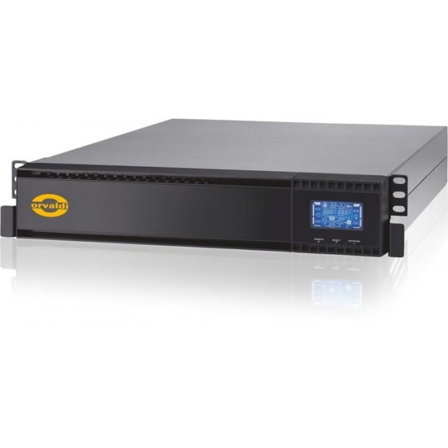 Orvaldi V2000 on-line 2U LCD uninterruptible power supply (UPS) Double-conversion (Online) 2 kVA 1600 W Orvaldi V2000 on-line 2U LCD uninterruptible power supply (UPS) Double-conversion (Online) 2 kVA 1600 W