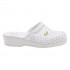 Scholl Clog Backguard - women's white clogs, size 37