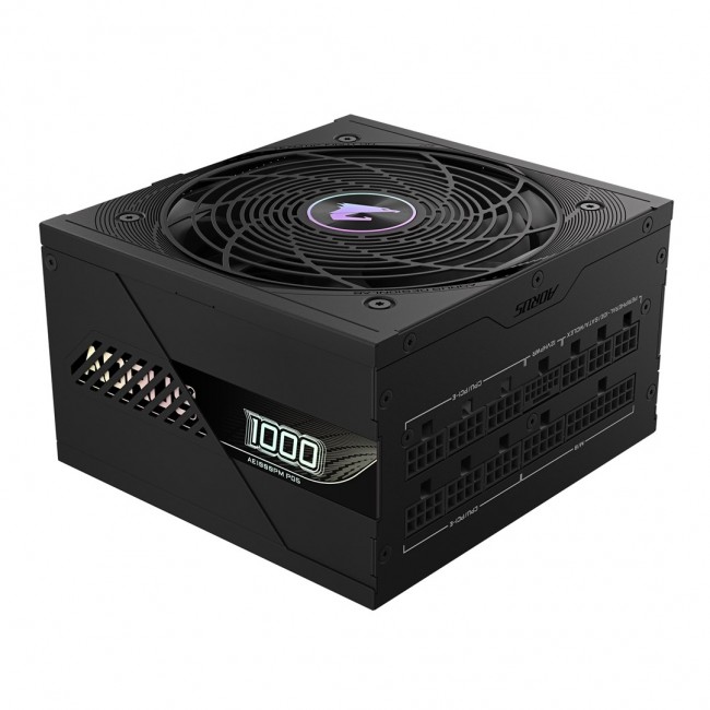 GIGABYTE AORUS ELITE P1000W ICE Power Supply Unit - PCIe 5.0, 80 PLUS Platinum, Fully modular design, 120mm Fan, ATX 3.0 compatible, EU Plug GIGABYTE AORUS ELITE P1000W ICE Power Supply Unit - PCIe 5.0, 80 PLUS Platinum, Fully modular design, 120mm Fan, ATX 3.0 compatible, EU Plug