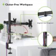 Techly ICA-LCD 382-D monitor mount / stand 68.6 cm (27