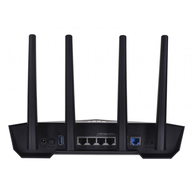 ASUS TUF Gaming AX3000 V2 wireless router Gigabit Ethernet Dual-band (2.4 GHz / 5 GHz) Black, Orange