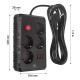Maclean power strip, 4-socket extension cable + 3xUSB, 110-240V AC 50/60Hz, 2.1A max 2500W, 1.5m, black, MCE392 B Maclean power strip, 4-socket extension cable + 3xUSB, 110-240V AC 50/60Hz, 2.1A max 2500W, 1.5m, black, MCE392 B