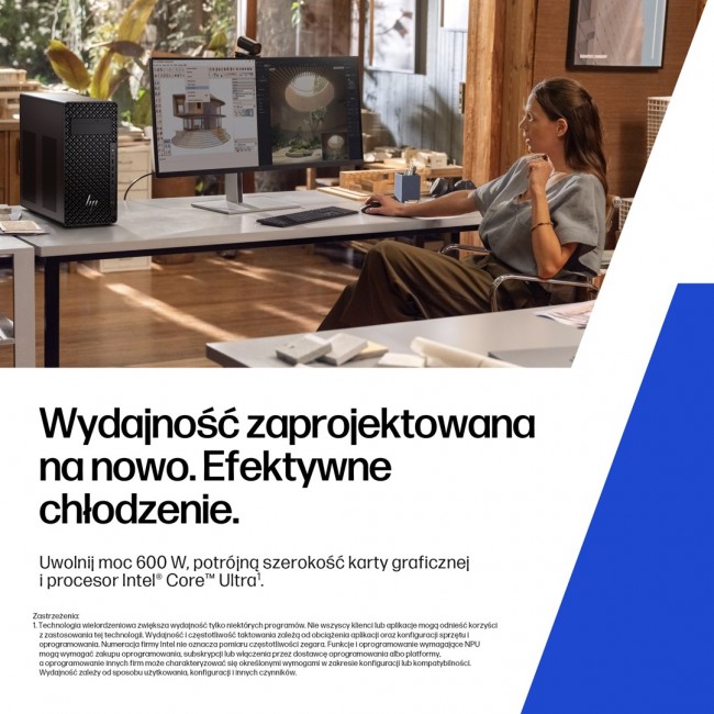 HP Z2 Tower G1i Intel Core Ultra 7 265 16 GB DDR5-SDRAM 512 GB SSD NVIDIA RTX A400 Windows 11 Pro AI Workstation, AI PC Black