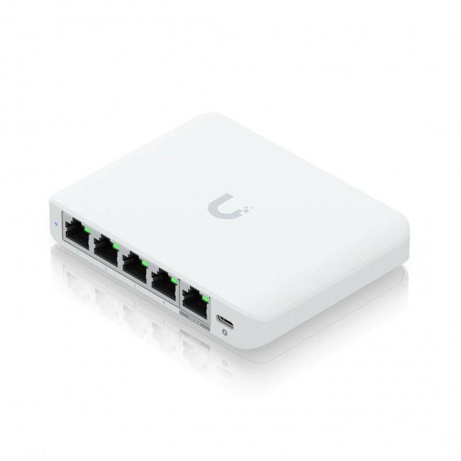 Ubiquiti UniFi Flex Mini 2.5G Managed 2.5G Ethernet (100/1000/2500) Power over Ethernet (PoE) Desktop White Ubiquiti UniFi Flex Mini 2.5G Managed 2.5G Ethernet (100/1000/2500) Power over Ethernet (PoE) Desktop White