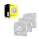 Corsair RS120 Computer case Fan 12 cm White 3 pc(s) Corsair RS120 Computer case Fan 12 cm White 3 pc(s)