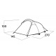 Easy Camp Reindal 2 Green Tunnel tent