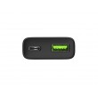 NATEC RIBERA GAN SLIM MAINS CHARGER 1 USB-A + 1 USB-C 20W BLACK