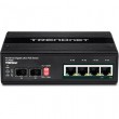 Trendnet TI-UPG62 network switch Unmanaged L2 Gigabit Ethernet (10/100/1000) Power over Ethernet (PoE) Black