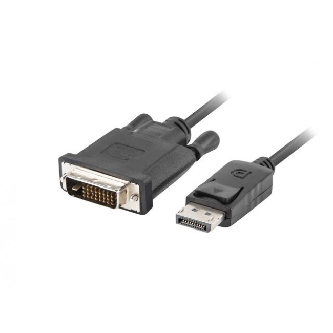 Lanberg CA-DPDV-10CU-0018-BK video cable adapter 1.8 m DisplayPort DVI-D Black
