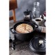 Staub Round Cast Iron Casserole - 3.8 ltr, Black
