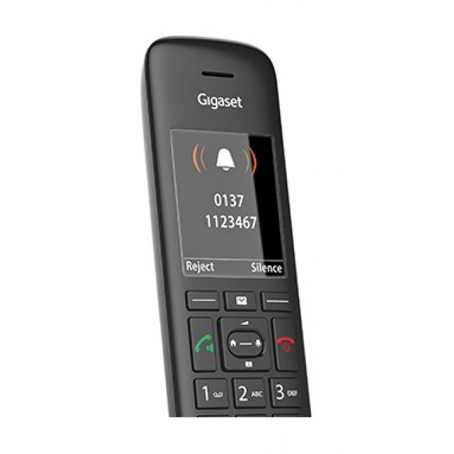 Gigaset C570HX Analog/DECT telephone Caller ID Black