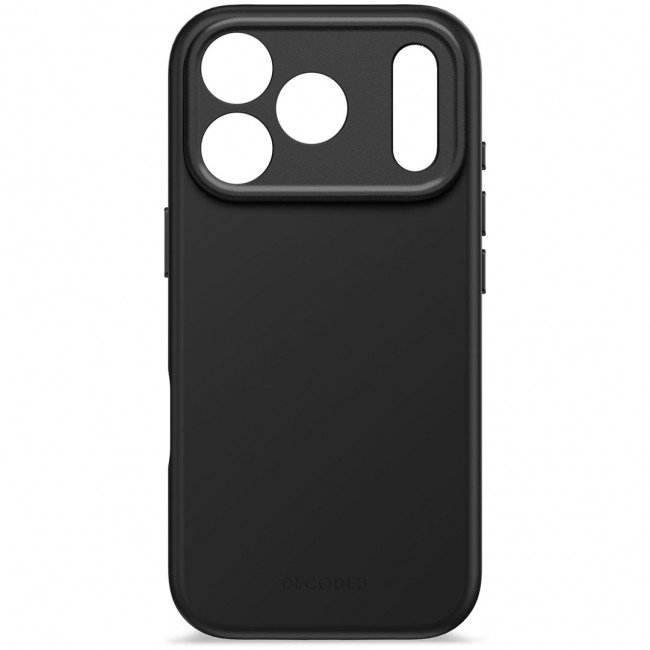 Decoded Silicone Backcover Apple iPhone 17 Pro Phantom Black mobile phone case 16 cm (6.3 Decoded Silicone Backcover Apple iPhone 17 Pro Phantom Black mobile phone case 16 cm (6.3