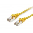 Equip Cat.6A S/FTP Patch Cable, Yellow, 25m