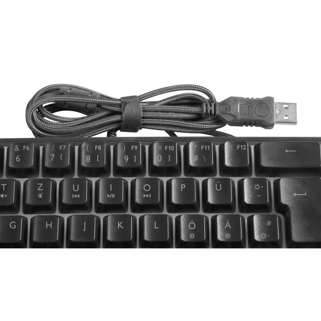 Deltaco Gaming GAM-158-DE keyboard USB QWERTZ Nordic Black