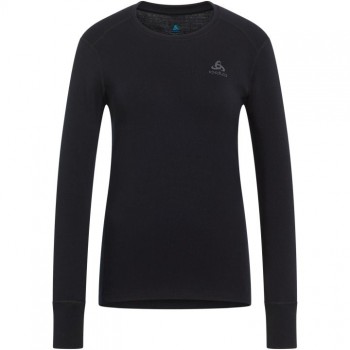 Odlo BL TOP crew neck l/s MERINO 260 women's T-shirt, size S, black