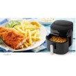 Nedis KAAF170BK fryer Single 7.2 L Stand-alone 1800 W Hot air fryer Black