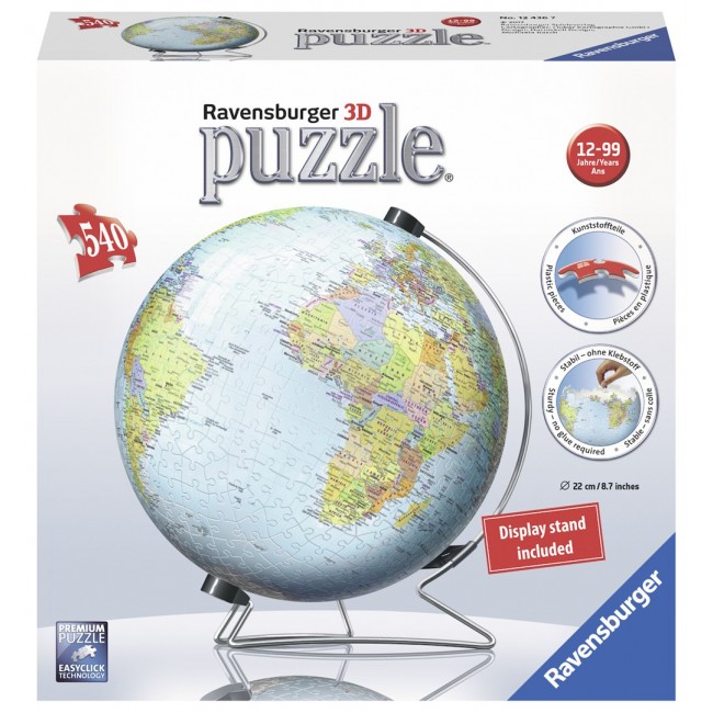 3D Puzzle 540el Globe 124367 RAVENSBURGER p6