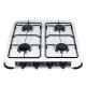 Promis KG400B hob Black Countertop Gas 4 zone(s)