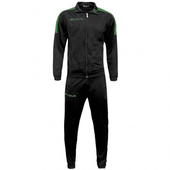 Givova Tuta Revolution Tracksuit Black-Green TR033 1013 XL