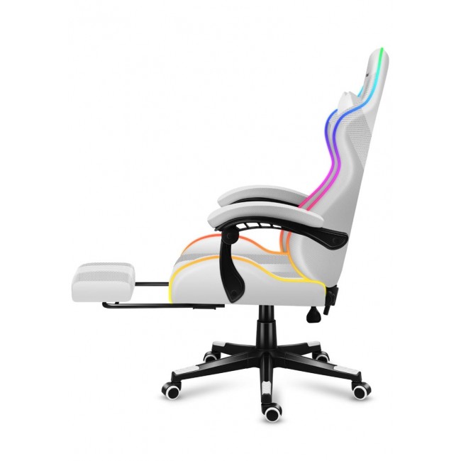 HUZARO FORCE 4.7 RGB White GAMING CHAIR HUZARO FORCE 4.7 RGB White GAMING CHAIR