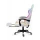 HUZARO FORCE 4.7 RGB White GAMING CHAIR HUZARO FORCE 4.7 RGB White GAMING CHAIR