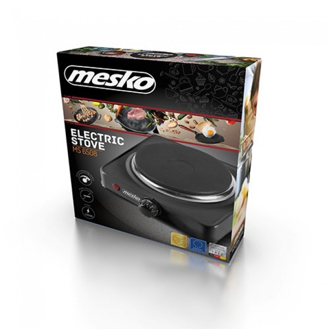 Mesko Home MS 6508 hob Black Countertop Sealed plate 1 zone(s) Mesko Home MS 6508 hob Black Countertop Sealed plate 1 zone(s)