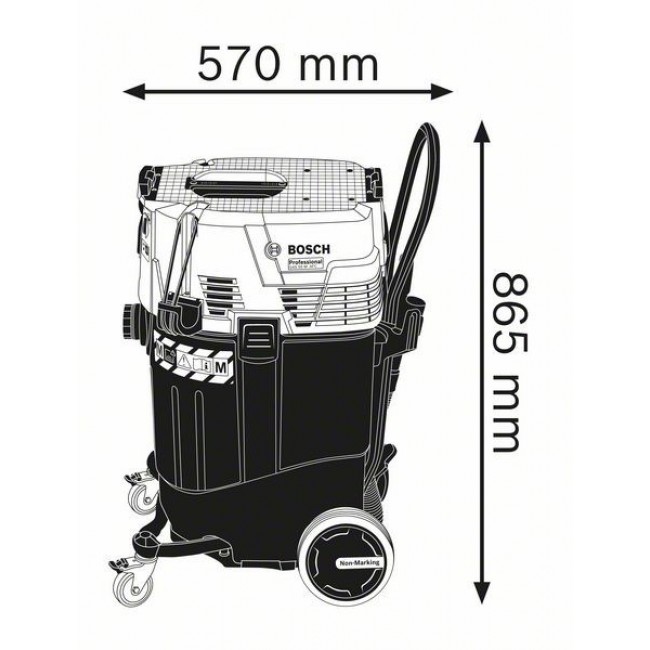 Bosch 0 601 9C3 300 vacuum 55 L Drum vacuum Dry&wet 1380 W Bagless Bosch 0 601 9C3 300 vacuum 55 L Drum vacuum Dry&wet 1380 W Bagless