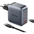 Vention 100W charger 1xUSB-A 3xUSB-C + cable