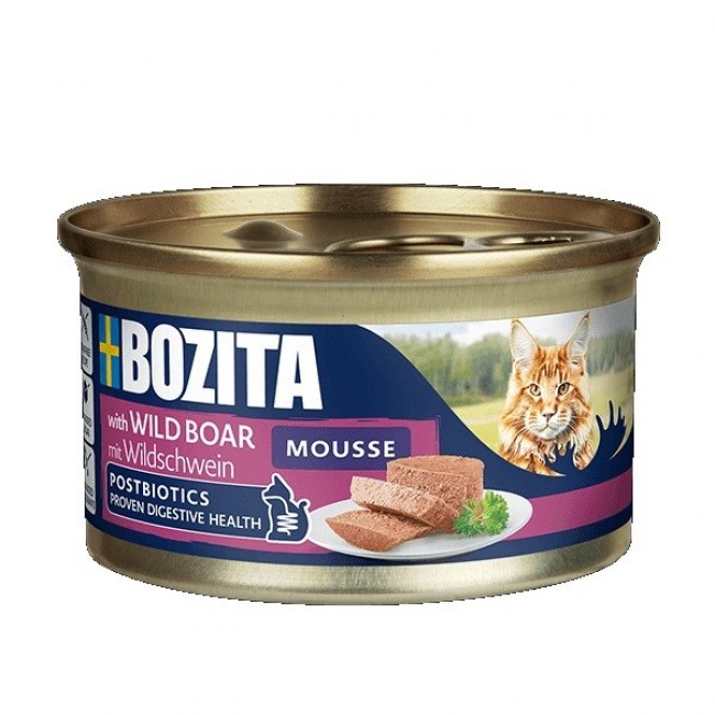 BOZITA Mousse Wild boar - wet cat food - 85g BOZITA Mousse Wild boar - wet cat food - 85g