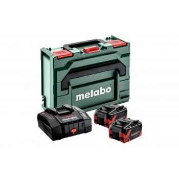 METABO AKUMULATOR 18V 8,0Ah LIHD XTREME 2szt. + ADOWARKA ASC 290 METABOX