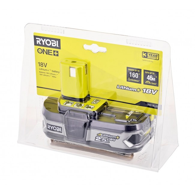 Ryobi RB18L25 Battery 18 V 2,5 Ah Lithium+ One+