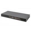 Digitus 24 Port 10/100/1000 + 4SFP+ UPLINK Switch, 19 Digitus 24 Port 10/100/1000 + 4SFP+ UPLINK Switch, 19