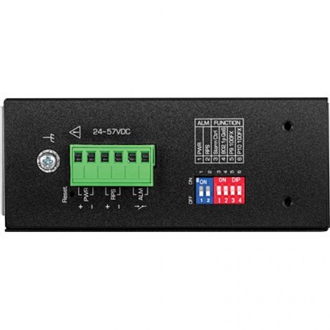 Trendnet TI-PG102I network switch Managed L2 Gigabit Ethernet (10/100/1000) Power over Ethernet (PoE) Black