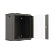 Lanberg WF03-5312-10B rack cabinet 12U Wall mounted rack Black