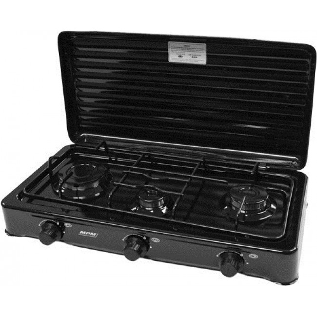 MPM SMILE-KN-03/1KB hob Black Countertop 60 cm Gas 3 zone(s) MPM SMILE-KN-03/1KB hob Black Countertop 60 cm Gas 3 zone(s)