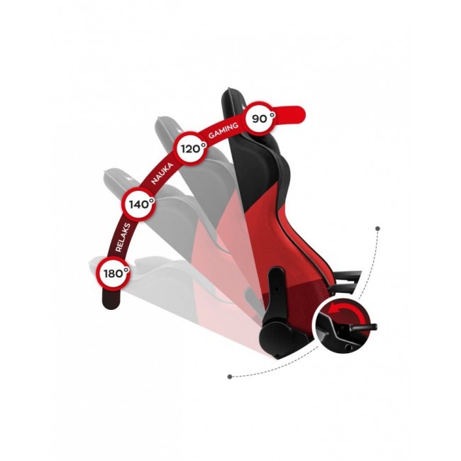 Huzaro Force 6.2 PC gaming chair Bucket (cradle) seat Black, Red Huzaro Force 6.2 PC gaming chair Bucket (cradle) seat Black, Red