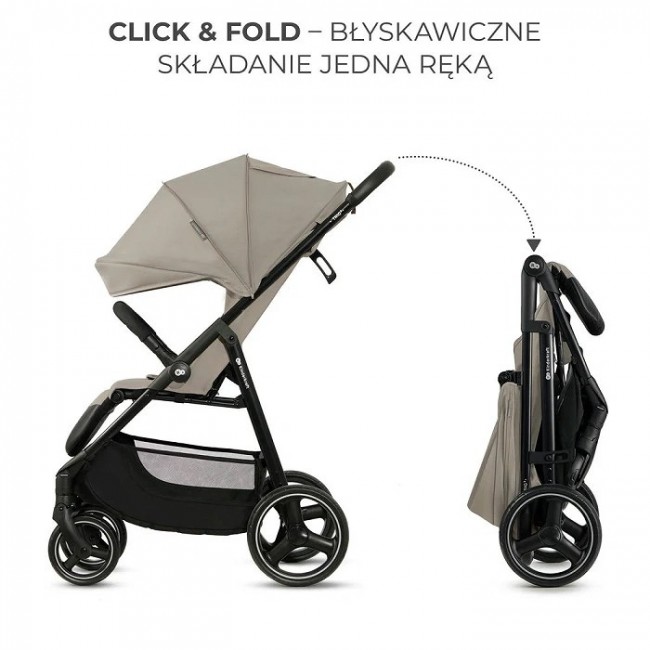 Kinderkraft pram TRIG 3 STONE BEIGE Beige Kinderkraft pram TRIG 3 STONE BEIGE Beige