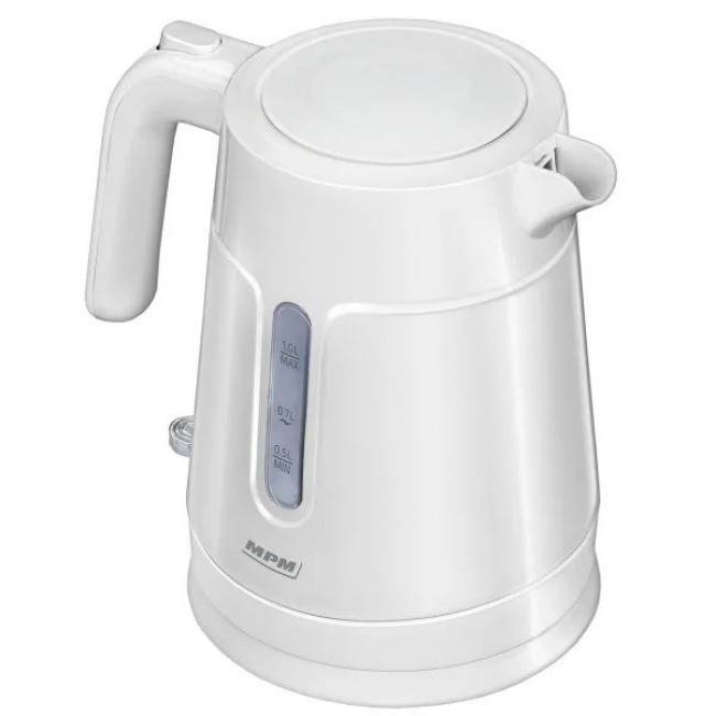 MPM MCZ-119 electric kettle 1 L 2200 W White MPM MCZ-119 electric kettle 1 L 2200 W White