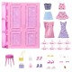 BRB WARDROBE OF DREAMS 3.0 BARBIE HXD59 PUD1 BRB WARDROBE OF DREAMS 3.0 BARBIE HXD59 PUD1