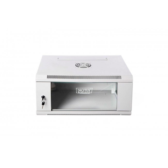Digitus DN-W19 04U/450 rack cabinet 4U Wall mounted rack Light grey