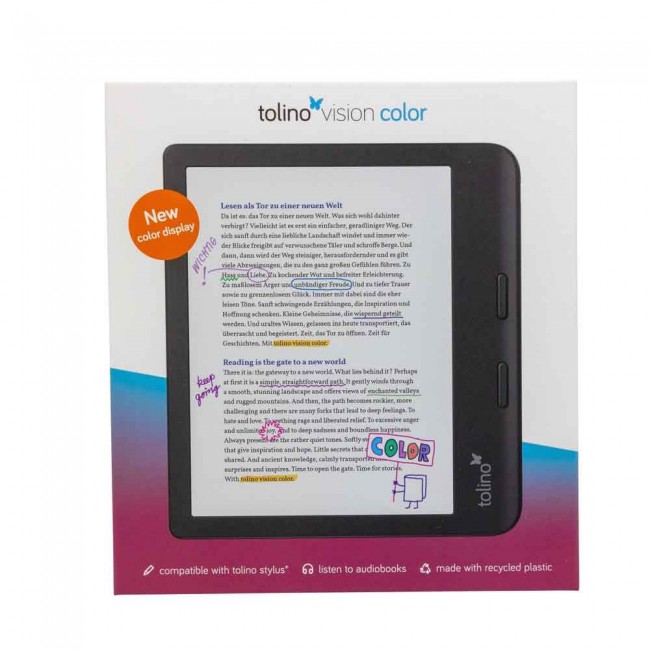 Tolino 4016621130183 e-book reader Touchscreen Wi-Fi Black Tolino 4016621130183 e-book reader Touchscreen Wi-Fi Black