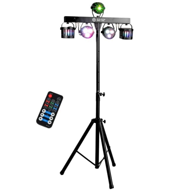 LIGHT4ME Belka LED Par Derby Laser - lighting kit
