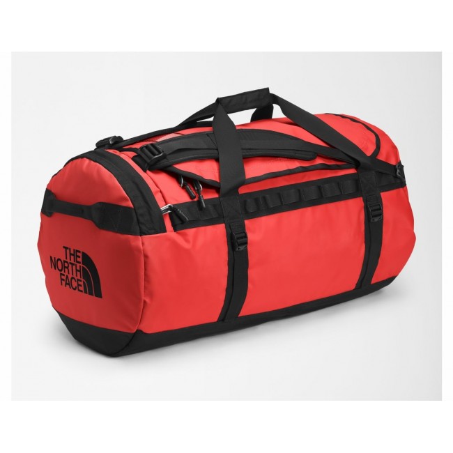 The North Face Base Camp Duffel L duffel bag 95 L Polyester Black, Red